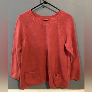 J. Jill Size Medium Sweater Business Casual Work Wear Pockets Mature Fashion